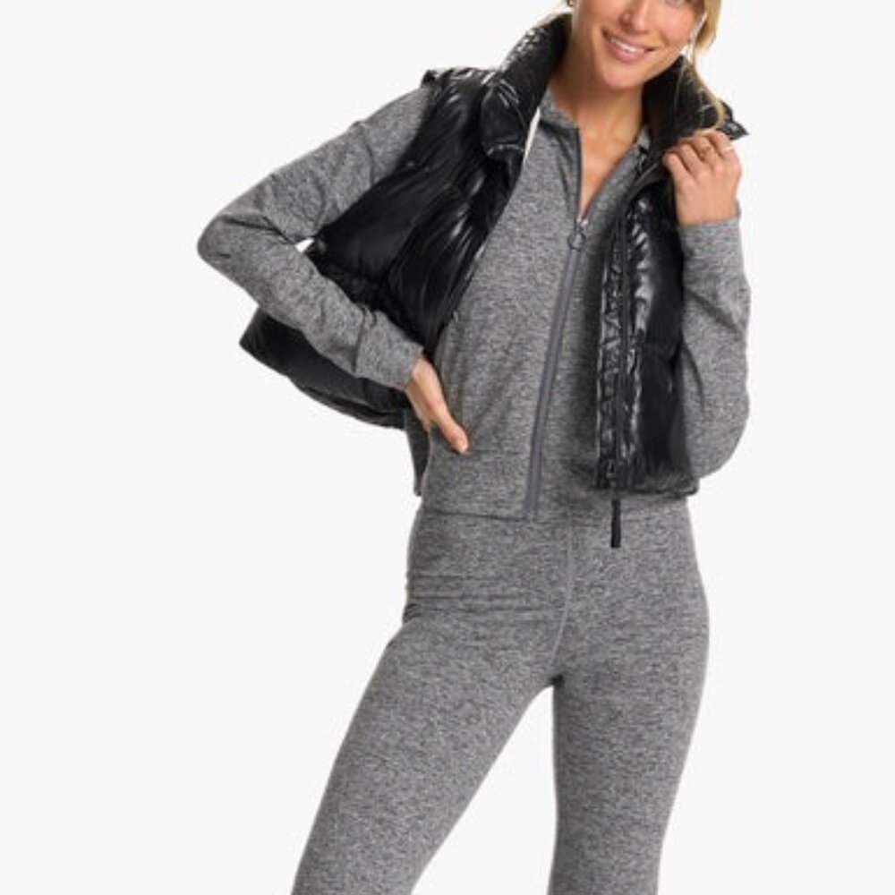 NEW Without Tags Vuori Hudson Insulated Crop Vest Puffer Black XS